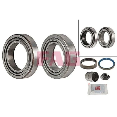 Bilde av FAG 713 6673 00 Hjullagersett Bildet viser leveranseinnholdet 75,00, 75 MERCEDES BENZ: MB 100 Flatvogn lastebil/Chassis