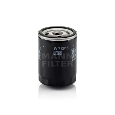 Bilde av MANN FILTER W 713/18 Oljefilter M 18 X 1.5 Påskruingsfilter OPEL: Astra F Caravan, Vectra A Sedan, Ascona C CC, ROVER: 2000 3500 Hatchback