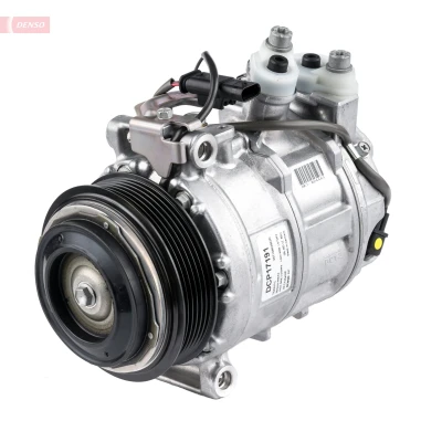 Bilde av DENSO DCP17191 Kompressor 7SAS17C 12 PAG 46 YF R 134a, 1234yf med magnetkobling MERCEDES BENZ: C Klasse T modell, GLC SUV, Vito Van