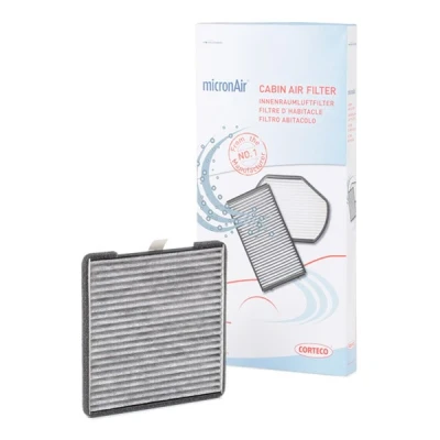 Bilde av CORTECO 80004405 Kupéfilter Karbonfilter 201 187 12 HYUNDAI: Sonata VII, i10 I, II Hatchback, KIA: Picanto