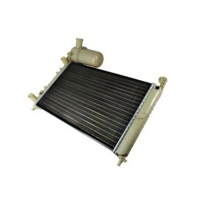 Bilde av THERMOTEC D7F015TT Radiator Aluminium, plast for kjøretøy uten luftkondisjonering 322 498 34 Manuel girkasse Kjøleribber satt sammen mekanisk