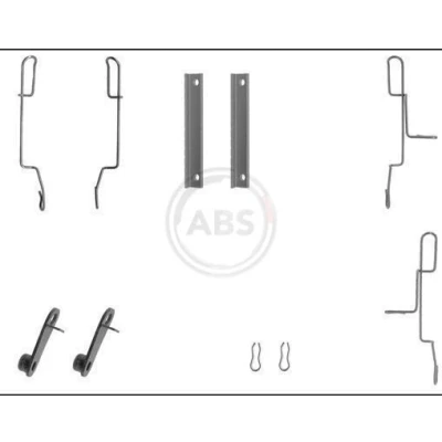 Bilde av A.B.S. 1188Q Tibehørsett, skivebremse belegg PEUGEOT: 306 Hatchback
