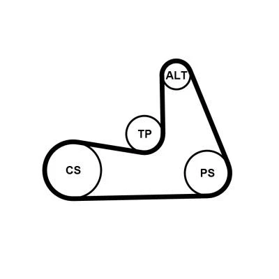 Bilde av Registerreimsett, toyota