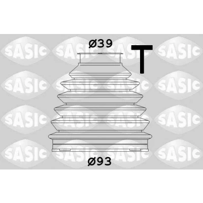 Bilde av SASIC 1900015 Drivakselmansjett hjulside Termoplast PEUGEOT: 307 Hatchback, Stasjonsvogn, SW