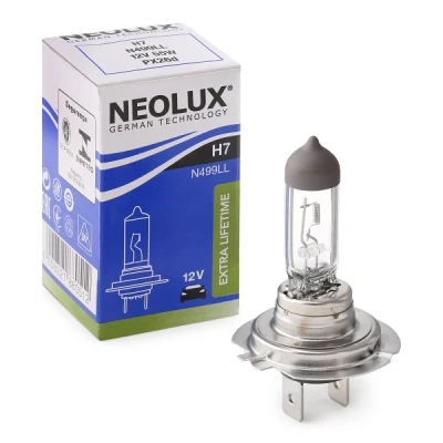 Bilde av NEOLUX N499LL Lyspære, fjernlys H7 12V 55W 3200K Halogen BMW: 5 Touring, X5, 3 AUDI: Q5, A6 C7 Avant, A4 B7 VOLKSWAGEN: Touran I