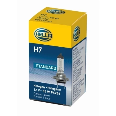Bilde av HELLA 8GH 178 555 011 Lyspære, fjernlys H7 12V 55W Halogen BMW: 5 Touring, X5, 3 AUDI: A4 B7 Sedan, Q5, A6 C7 Avant, VOLKSWAGEN: Touran I