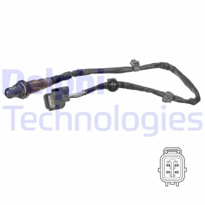 Bilde av DELPHI ES20645 12B1 Lambdasonde planarsonde, oppvarmet HONDA: Jazz 2
