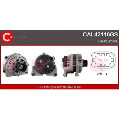 Bilde av CASCO CAL35162AS Dynamo 12V 90A