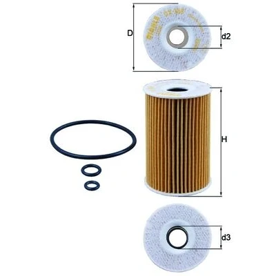 Bilde av Oljefilter MAHLE ORIGINAL OX 388D