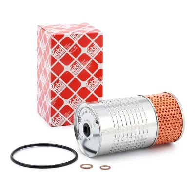 Bilde av FEBI BILSTEIN 31188 Oljefilter med tetningsring Filterinnsats MERCEDES BENZ: W124 Sedan, E Klasse T modell, Stasjonsvogn, SSANGYONG: Musso SUV