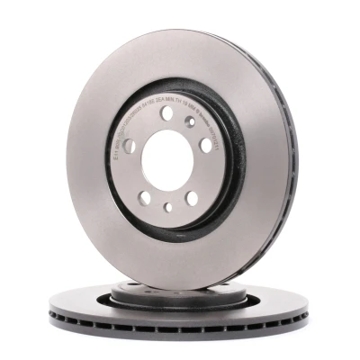 Bilde av BREMBO COATED DISC LINE 09.7012.11 Bremseskiver 280 22 5 innvendig ventilert belagt høy karbon med skruer VOLKSWAGEN: Golf 4, 4 Variant