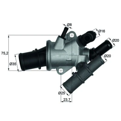 Bilde av MAHLE ORIGINAL TI 165 88 Termostat