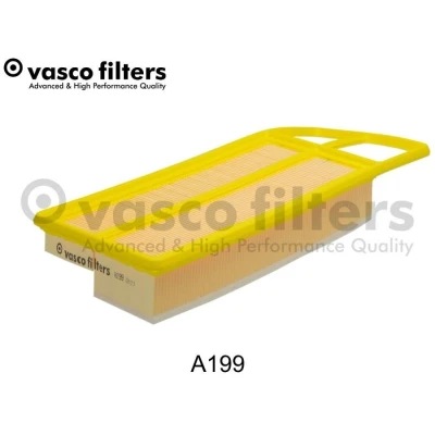 Bilde av DAVID VASCO A199 Luftfilter 52 131 356 firkantet Filterinnsats med forfilter FIAT: 500 Hatchback, Panda II Doblo Varebil / Stasjonsvogn