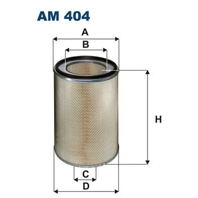 Bilde av FILTRON AM 404 Luftfilter 417 282 Filterinnsats
