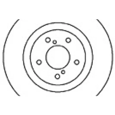 Bilde av MAPCO 25584 Bremseskiver framaksel 293 24 5 100 ventilert SUBARU: Impreza II Sedan, Forester II, Outback III