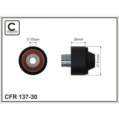 Bilde av Løpehjul, kilerem, citroën,ford,mazda,peugeot, 1 141 999, 152 360, 222 855, 633 907, 2S6119A214AB, 2S6119A216AA, 2S6119A216DA, 2S6