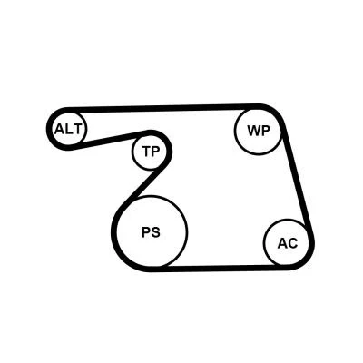 Bilde av CONTITECH CT863 Registerreim 104 24 HONDA: CIVIC 6 Hatchback, Accord Limousine