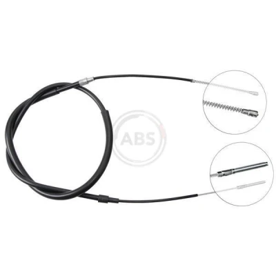 Bilde av A.B.S. K11396 Bremsekabel 1748 Trommelbrems for høyre/venstre ratt VOLKSWAGEN: GOLF 2, Jetta 2