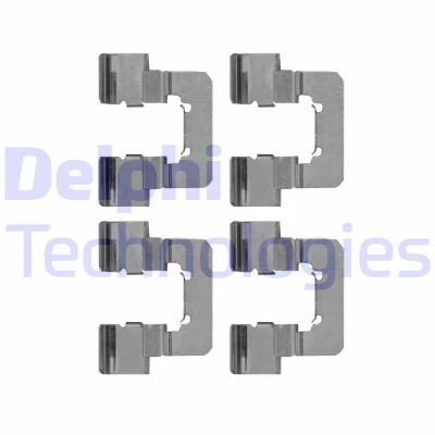 Bilde av DELPHI LX0534 Tibehørsett, skivebremse belegg OPEL: Insignia A Sports Tourer, Hatchback, Sedan, SAAB: 9 5 Sedan