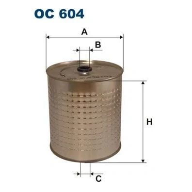 Bilde av FILTRON OC 604 Oljefilter Filterinnsats MERCEDES BENZ: T2/L Varebil / Stasjonsvogn, Heckflosse