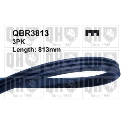 Bilde av QUINTON HAZELL QBR3813 Kileribberem 813 3 FORD: Sierra Mk2 Sedan, SUBARU: JUSTY 2