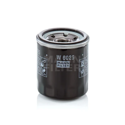 Bilde av MANN FILTER W 6025 Oljefilter M 20 X 1.5 med en retursperreventil Påskruingsfilter RENAULT: MEGANE 3 Grandtour, GRAND SCENIC 3,