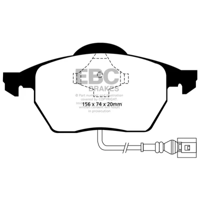 Bilde av Bremseklosser sett EBC Brakes DP21330
