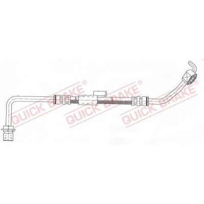 Bilde av Bremseslange, Framaksel venstre, ford transit buss, flak/chassi, skåp, tourneo 1113662, 6158425, 6184722,