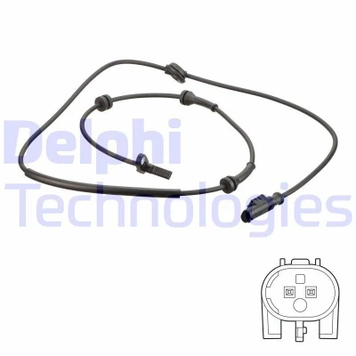 Bilde av DELPHI SS20639 ABS sensor aktiv 1425 ALFA ROMEO: 156 Sportwagon, GT