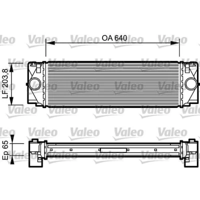 Bilde av VALEO 817994 Ladeluftkjøler Aluminium MERCEDES BENZ: Sprinter 5 T Van, 3.5 Flatvogn lastebil/Chassis