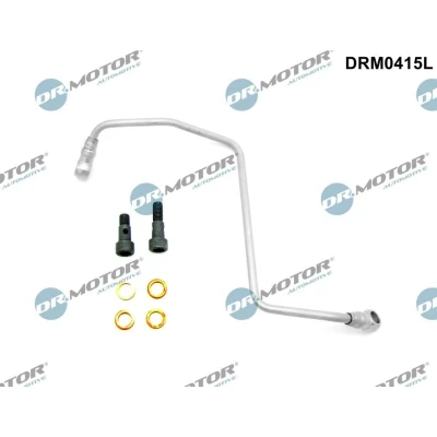 Bilde av DR.MOTOR AUTOMOTIVE DRM0415L oljeledning, lader med skruer PEUGEOT: 307 Hatchback, SW, Partner I Van, CITROËN: Berlingo II Van