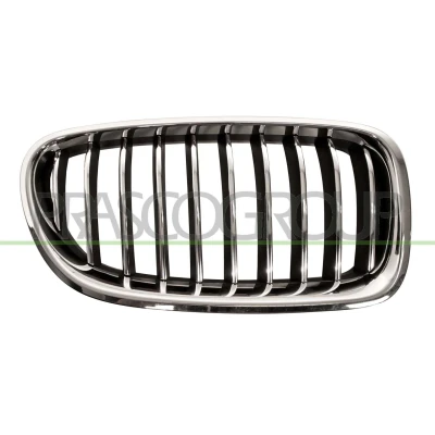 Bilde av PRASCO BM0502003 Radiatorgitter høyre krom/sort BMW: 5 Touring, Sedan