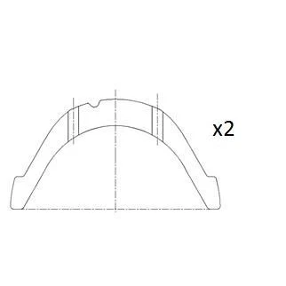 Bilde av FAI AutoParts BT3013 STD avstandsskive, veivaksel RENAULT: CLIO 2, MEGANE 2 Coupe Cabriolet
