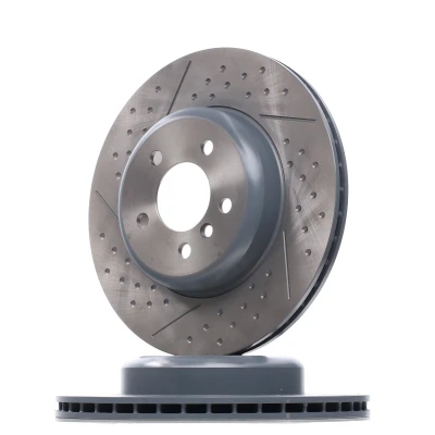 Bilde av FEBI BILSTEIN 105725 Bremseskiver bakaksel 345 24 5 120 slisset / perforert, innvendig ventilert belagt høy karbon BMW: 3 Touring, Sedan, 4 Coupé