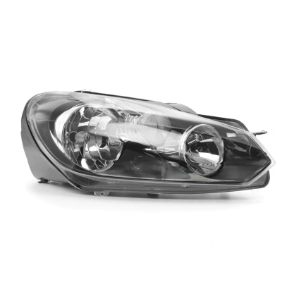 Bilde av TYC 20 11777 05 2 Frontlykter høyre H15, H7 for høyrekjøring med elektromotor VOLKSWAGEN: GOLF 6