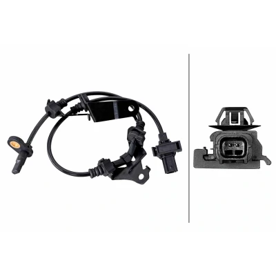Bilde av HELLA 6PU 358 218 921 ABS Sensor med klammer Hall prinsipp 2 605 HONDA: ACCORD 8 Kombi