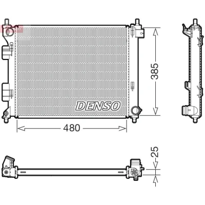 Bilde av Radiator DENSO DRM41034