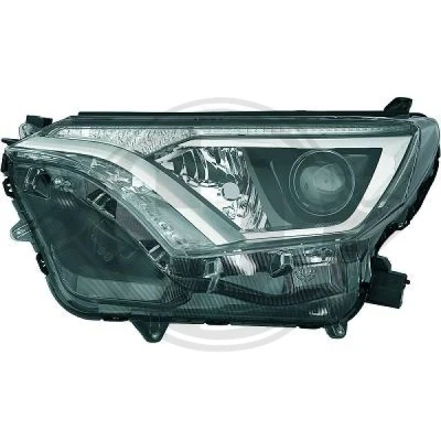 Bilde av DIEDERICHS 6687681 Frontlykter venstre HIR2 LED med motor for høydejustering hovedlys