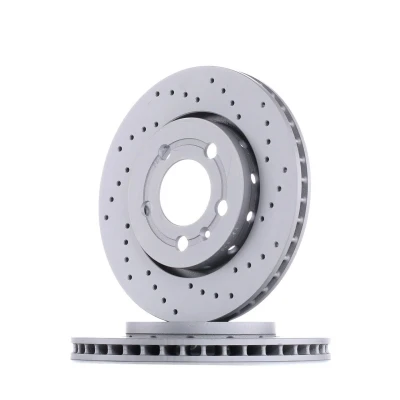 Bilde av ZIMMERMANN SPORT COAT Z 100.1241.52 Bremseskiver 256 22 6/5 5 100 utvendig ventilert, hullet belagt høy karbon VOLKSWAGEN: Golf 4, 4 Variant
