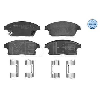 Bilde av MEYLE 025 250 3418/W Bremseklosser ORIGINAL Quality framaksel med akustisk slitasjevarsel antihyle blikk OPEL: Astra J Sports Tourer