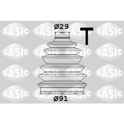 Bilde av SASIC 1900007 Drivakselmansjett hjulside Termoplast FORD: S Max Mk1, MONDEO 4 Turnier, Transit Mk6 Van