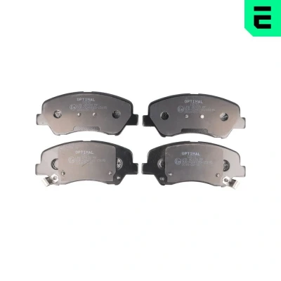 Bilde av OPTIMAL BP 12672 Bremseklosser framaksel med akustisk slitasjevarsel antihyle blikk tilbehør KIA: RIO 3, HYUNDAI: i20 II Hatchback
