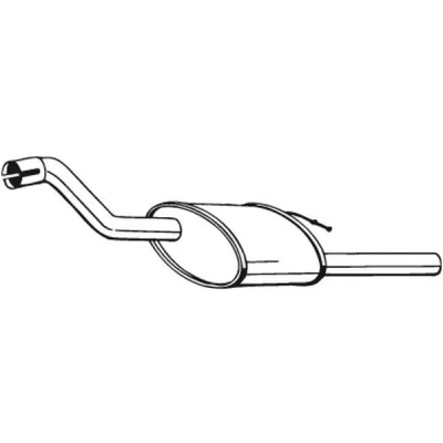 Bilde av BOSAL 154 313 Sluttlyddemper FORD: Focus Mk1 Stasjonsvogn
