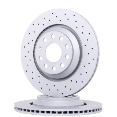 Bilde av ZIMMERMANN SPORT COAT Z 100.3309.52 Bremseskiver 310 22 10/5 5 112 utvendig ventilert, hullet belagt høy karbon VOLKSWAGEN: Golf 7 Variant,