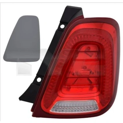 Bilde av TYC 11 14114 01 2 Baklykter venstre uten pæreholder FIAT: 500 Hatchback