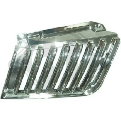 Bilde av DIEDERICHS 5881941 Radiatorgitter venstre krom MITSUBISHI: L200 / Triton IV Pick up