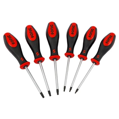 Bilde av SONIC 600619 Skrutrekkersett 6 TX T10, T15, T20, T25, T27, T30 Display (kartong)