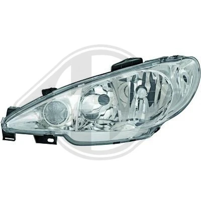 Bilde av DIEDERICHS Priority Parts 4225083 Frontlykter PEUGEOT: 206 Hatchback