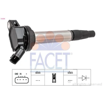 Bilde av FACET 9.6436 Tennspole TOYOTA: Yaris II Hatchback, Auris Stasjonsvogn, RAV4 III SUV