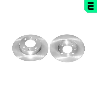 Bilde av OPTIMAL BS 6160C Bremseskiver bakaksel 247 9 4/6 fullt ut belagt PEUGEOT: 307 SW, Hatchback, Stasjonsvogn, CITROËN: C4 I Hatchback